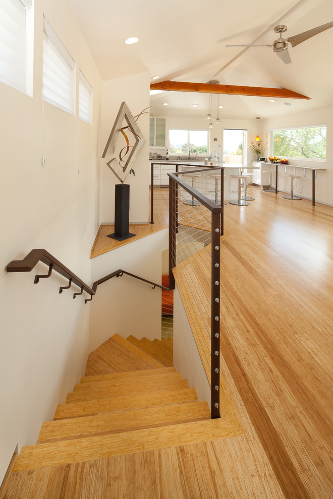 Design ideas for a contemporary staircase in San Luis Obispo.