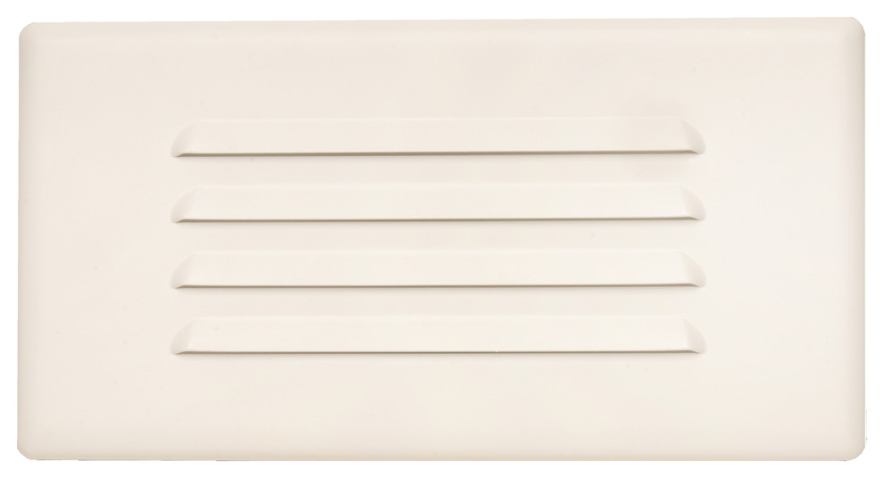 NICOR Incandescent Step Light with Louvered Cover Contemporary Stair And Step Lights by