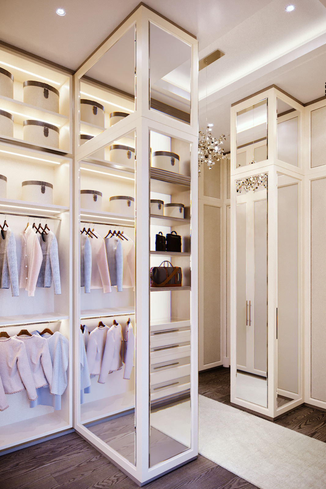 Детали интерьера: гардеробные