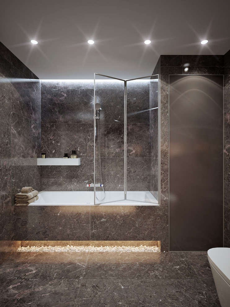 Квартира на Красной Пресне - современный стиль с элементами классики