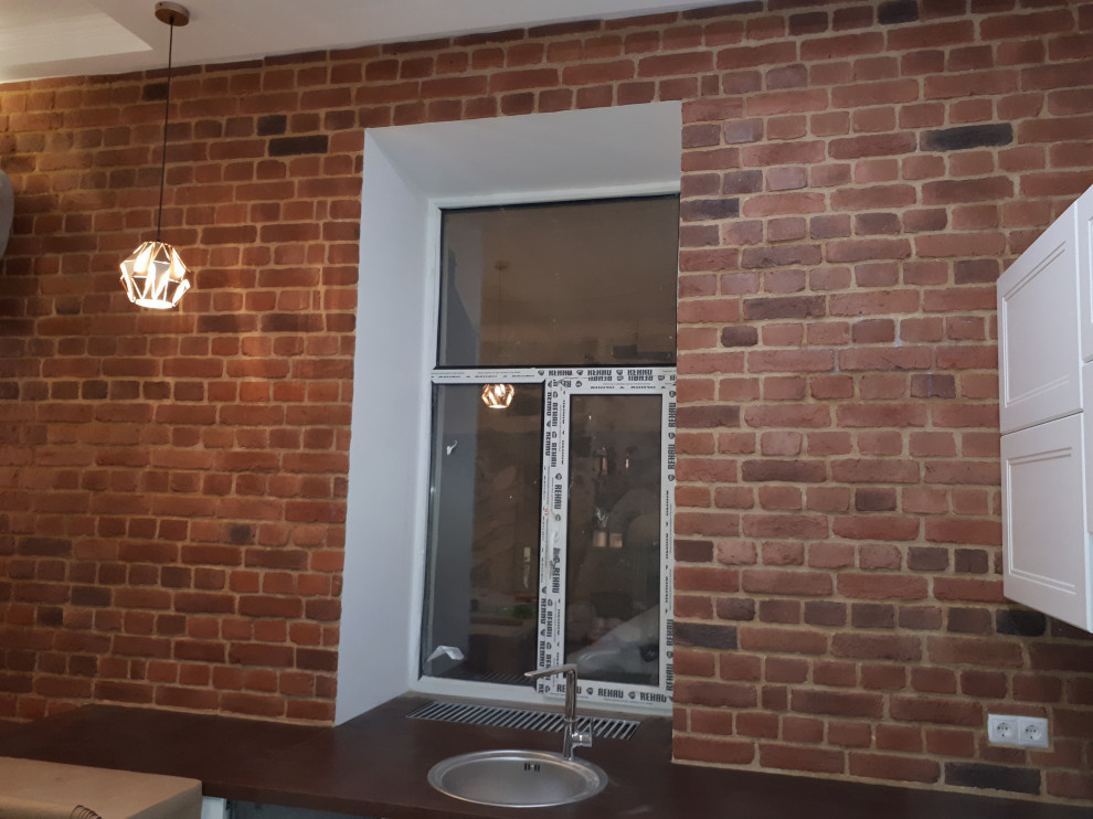 Монтаж клинкерного кирпича