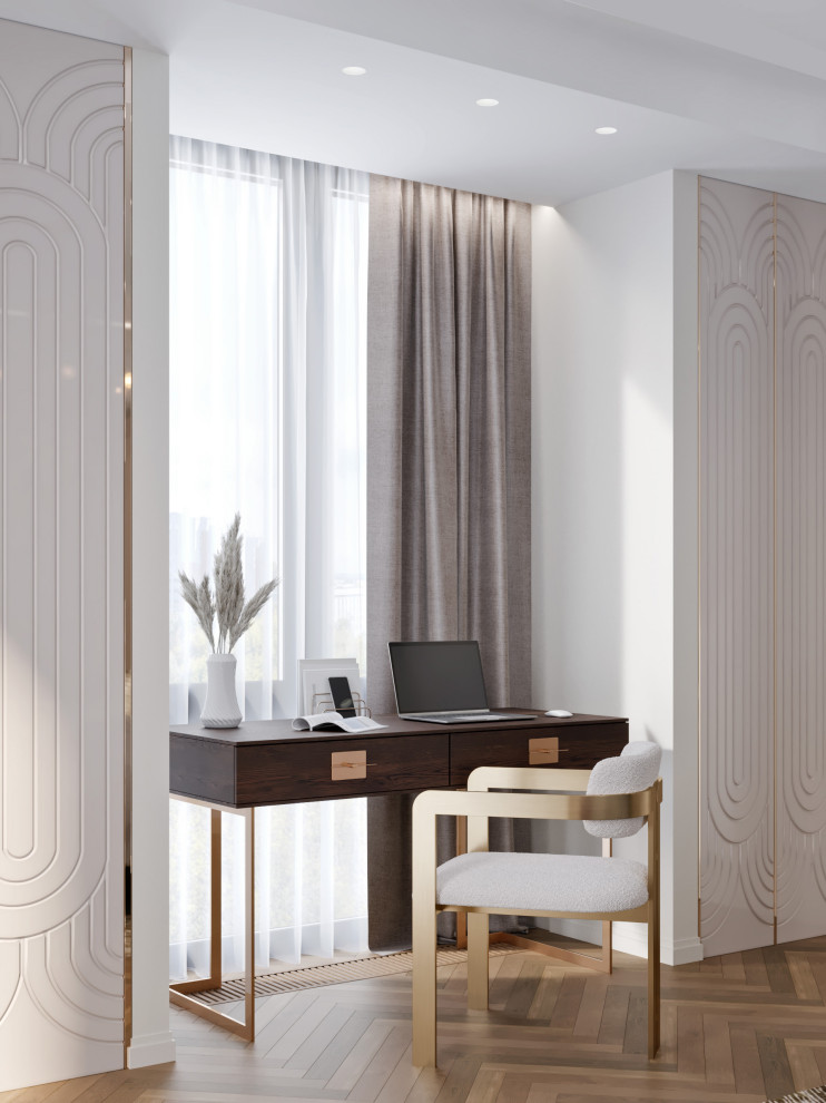 Интерьер в стиле ар-деко в ЖК Пресня Сити