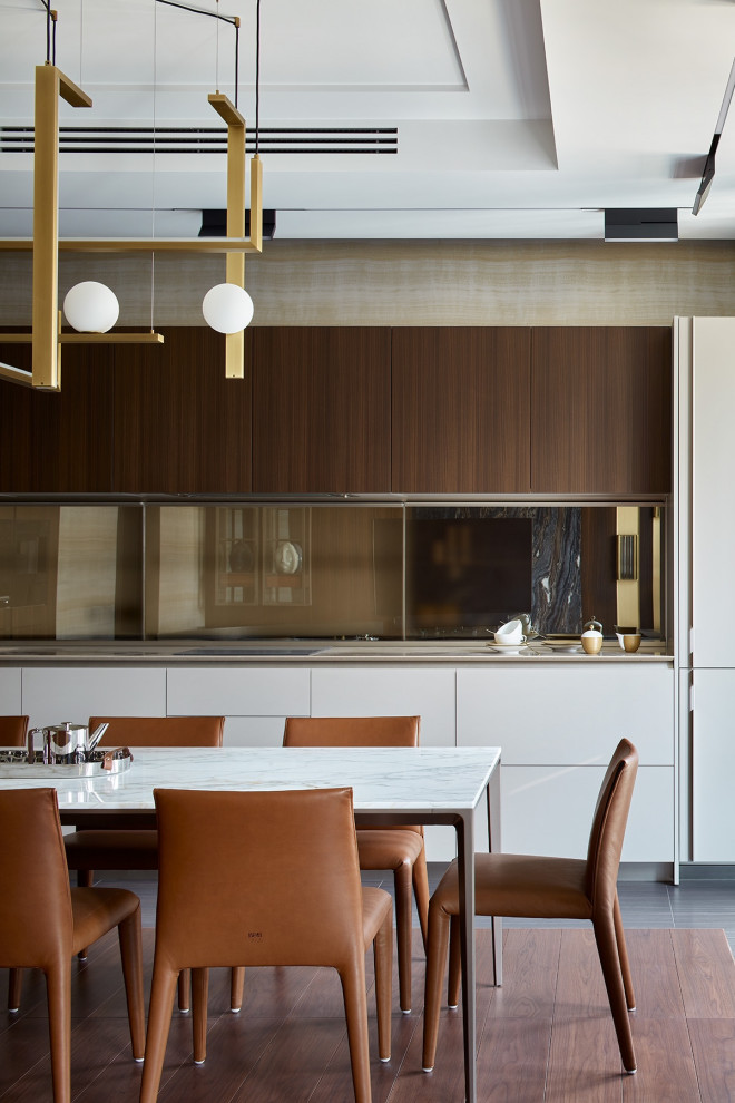 Люкс интерьер кухни в Квартире 120 кв. м. в Современном стиле