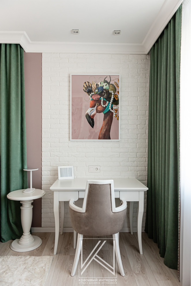 Реализованный интерьер четырехкомнатной квартиры