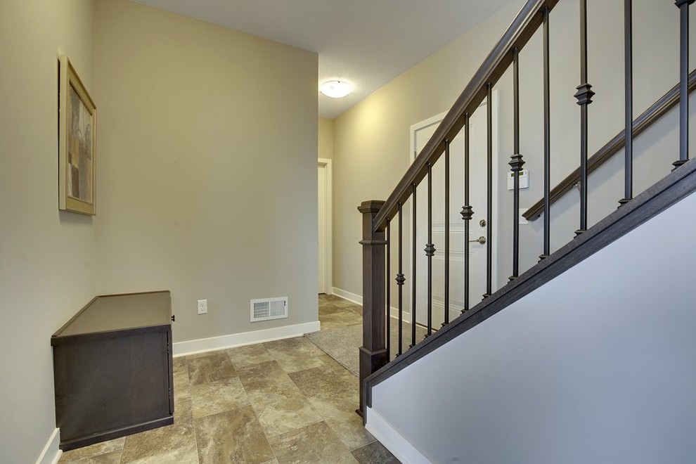 Staircase - transitional staircase idea in Minneapolis
