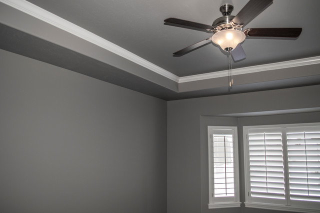 Tray Ceiling With Crown Molding Traditional Bedroom