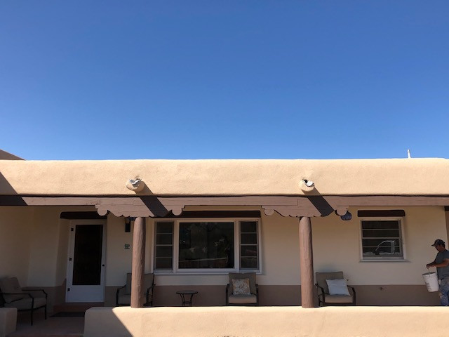 Exterior Facelift: Stucco & Porch Project