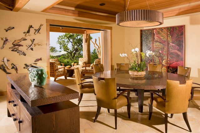 Dining Room tropical-dining-room