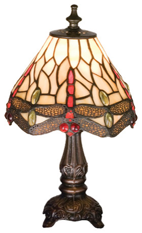 11.5H Tiffany Hanginghead Dragonfly Mini Lamp