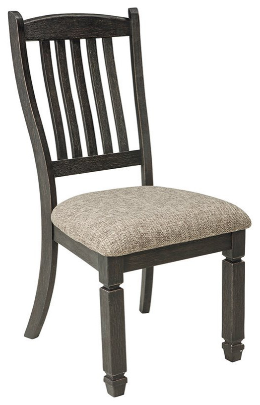 Ashley Furniture Tyler Creek Dining Side Chair in Gray and Brown