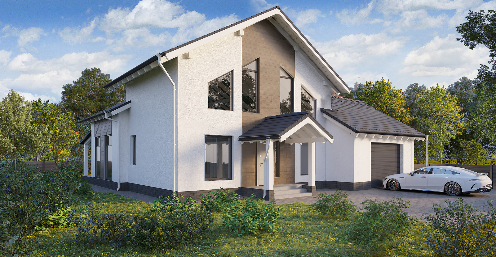 Белый дом в Ямном