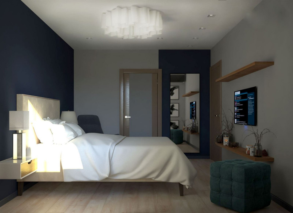 Практичная и бюджетная спальня