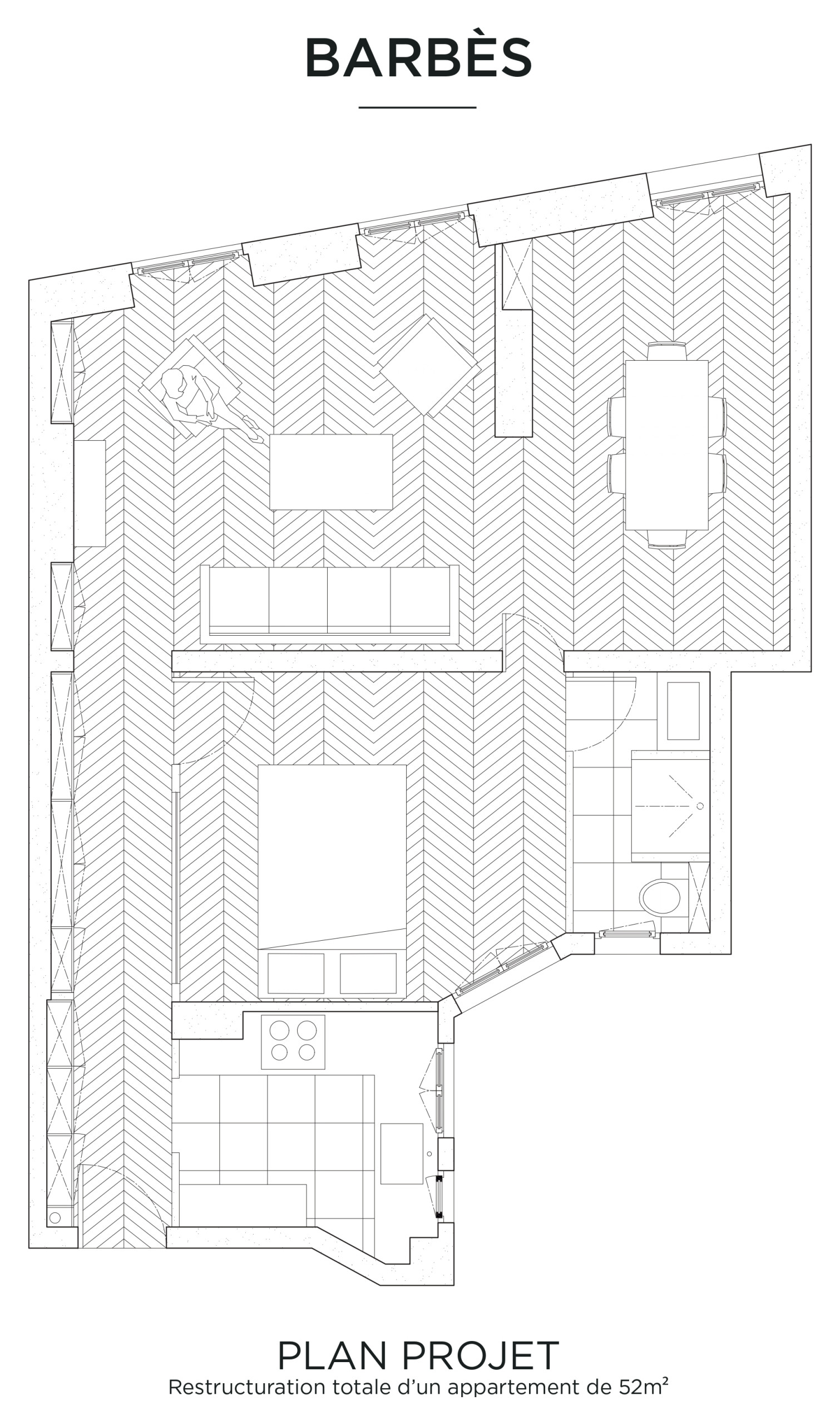 BARBÈS - Rénovation complète d'un appartement