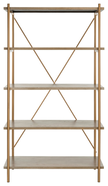 Safavieh Rigby 5-Tier Etagere, Warm Rustic Oak