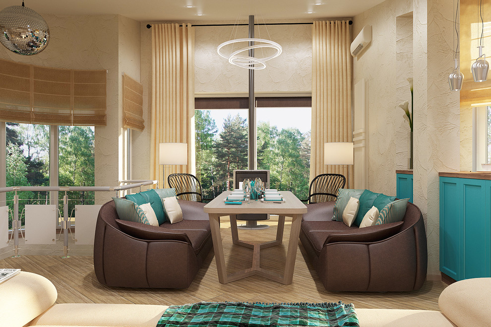 Дзиайн зоны отдыха в банном комплексе