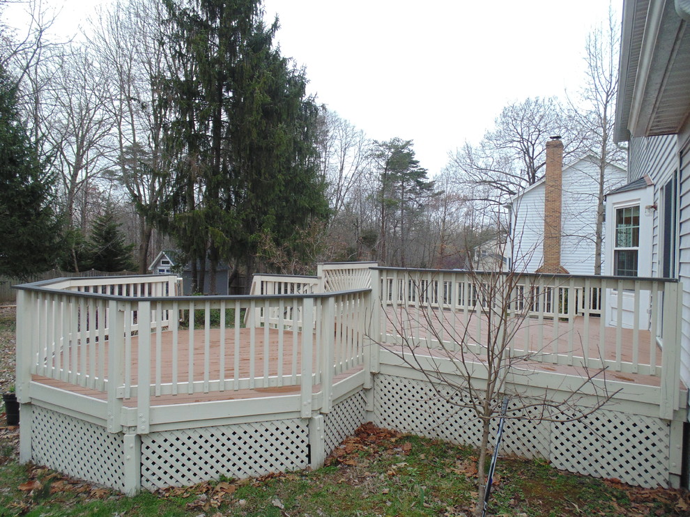 Home design - large transitional home design idea in DC Metro