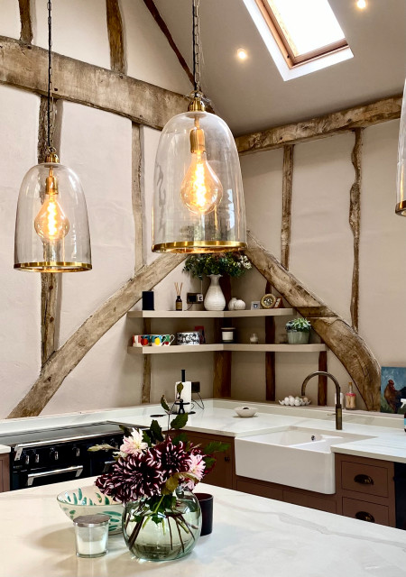 Barn conversion kitchen, Ashendon farmhouse-kitchen