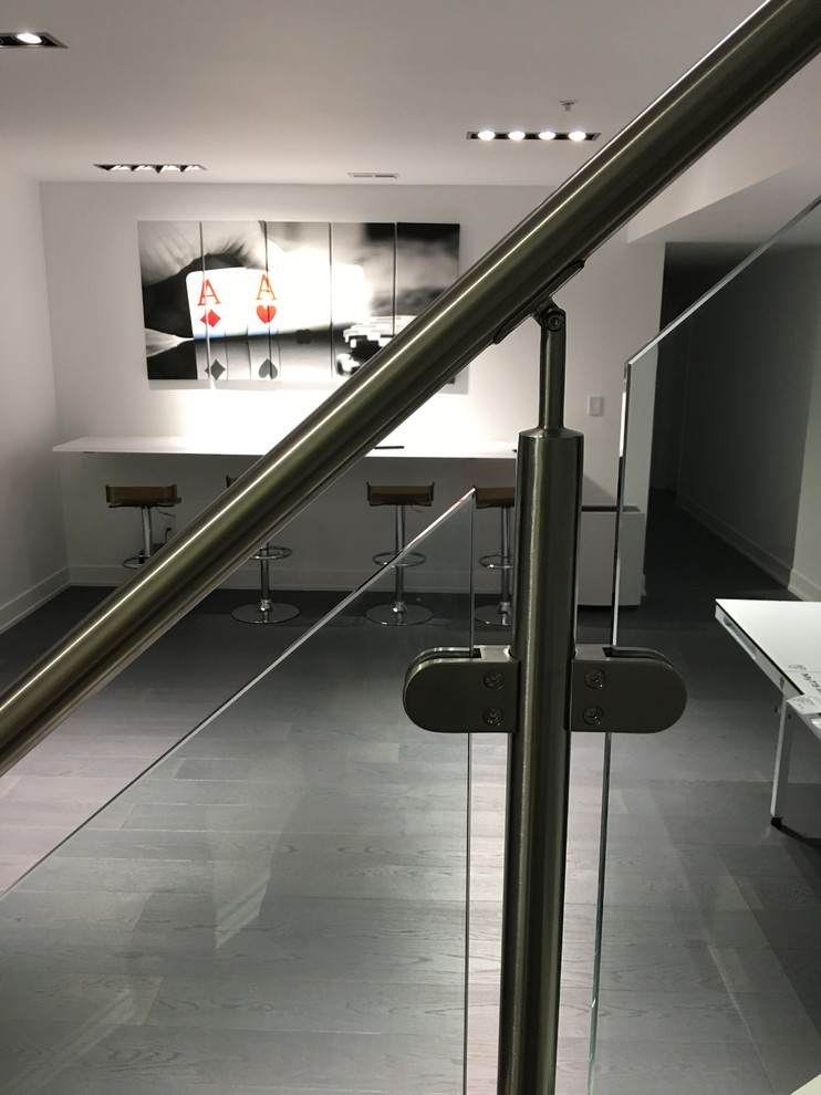 Glass railing system - Philadelphia - by Capozzoli Stairworks | Houzz