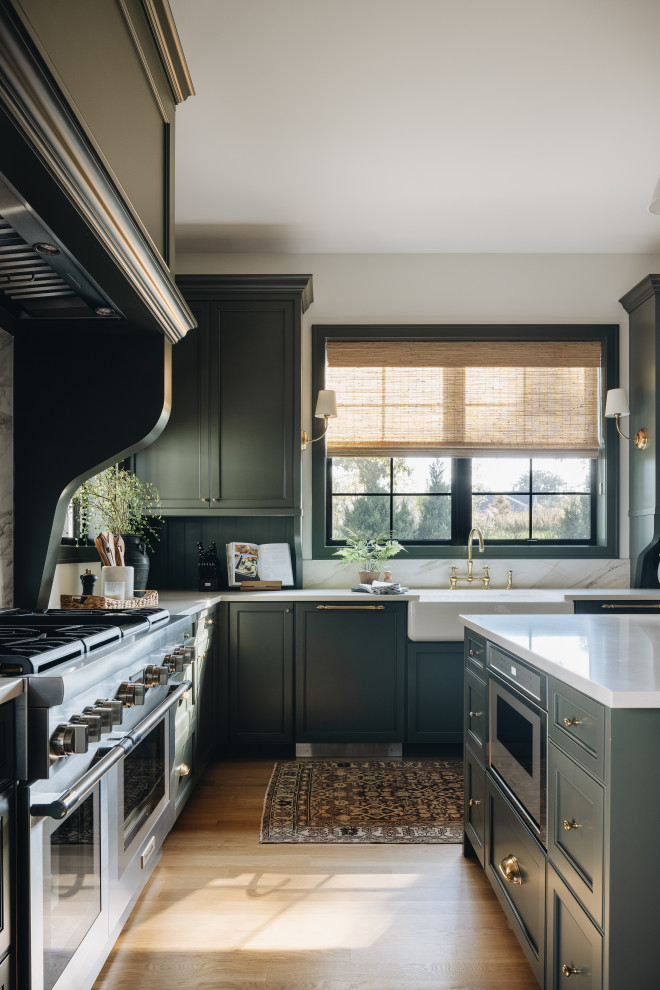 Kitchen - transitional kitchen idea in Chicago