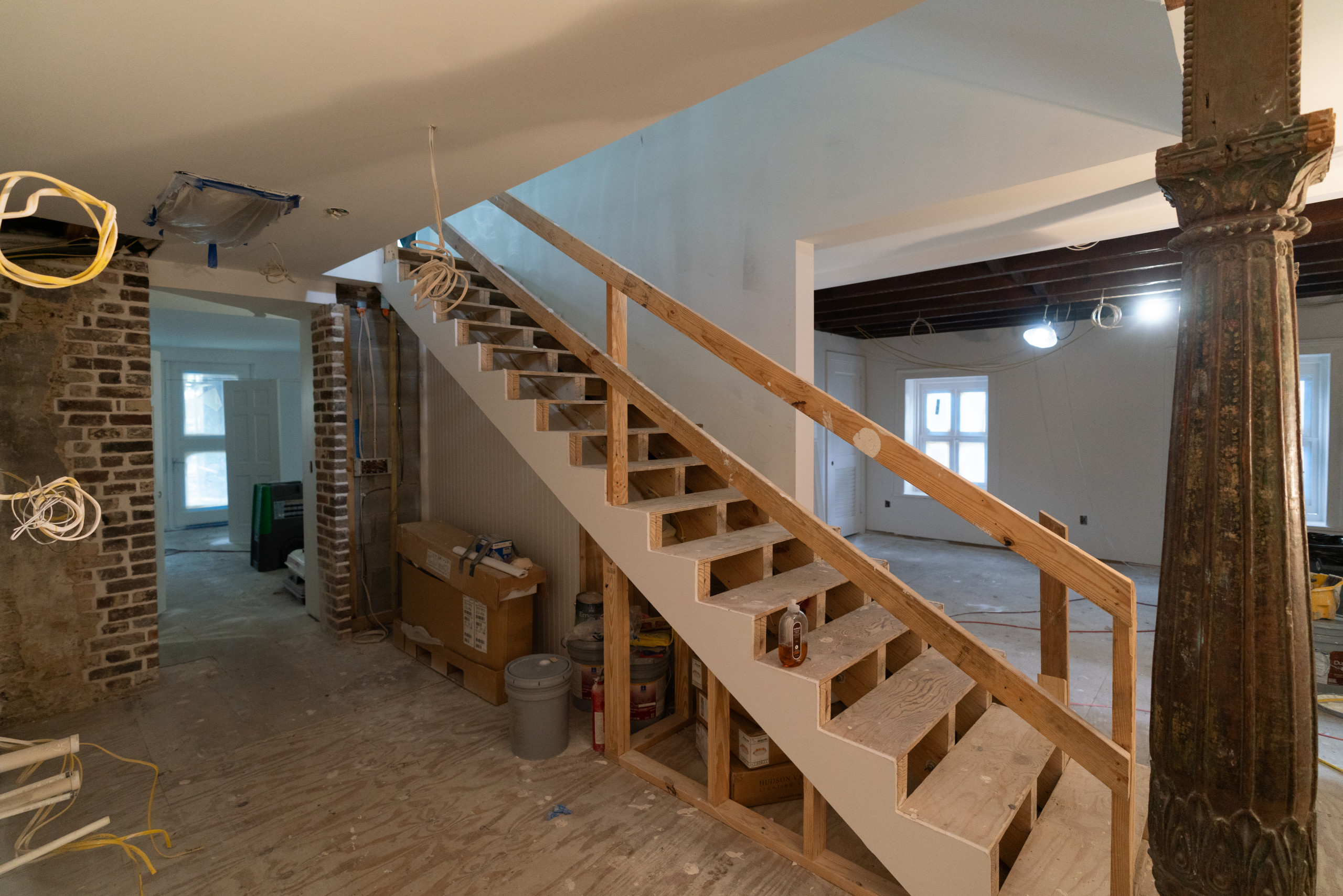 BEFORE Secret Stairway Auxiliary Kitchen