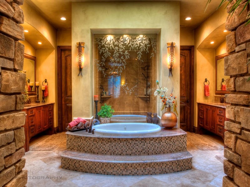 This is an example of a mediterranean bathroom in Salt Lake City.