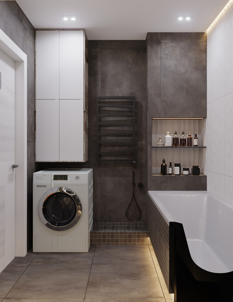 Стильное пространство для холостяка и его любимца