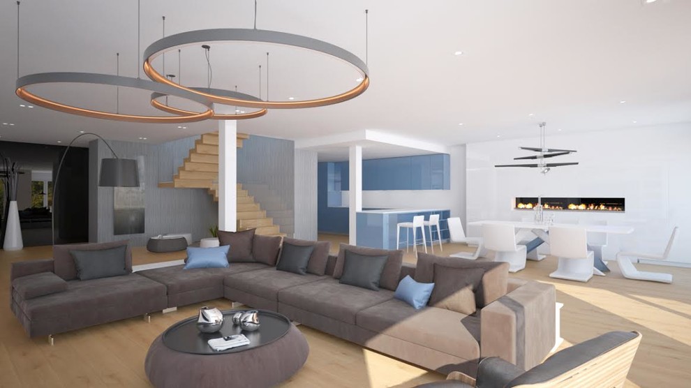 3D проект квартиры в Швейцарии