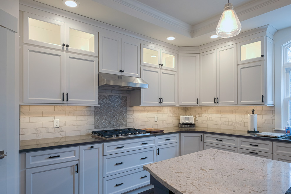 Inspiration for a transitional kitchen remodel in Grand Rapids