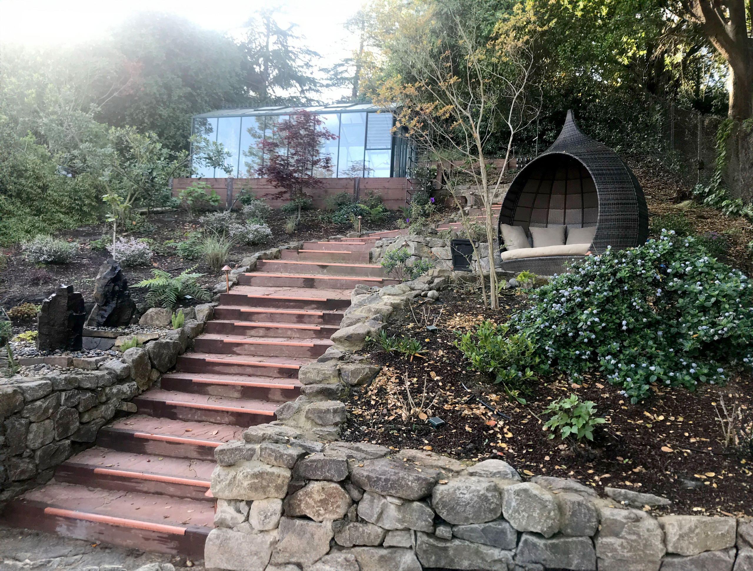 庭石、鮫川石 福島産 鮫川石 106キロ 庭石 鑑賞石 石 庭 坪庭