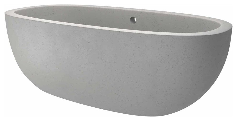 Native Trails NST7236-A Avalon 72 Inch Free Standing Bathtub In Ash