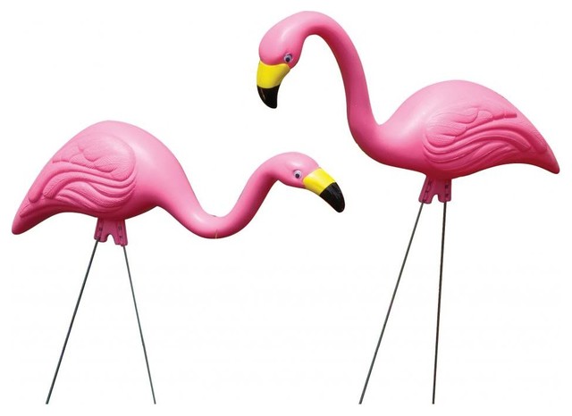 Bloem G21 Pink Flamingo Garden Decor, 10 Pack
