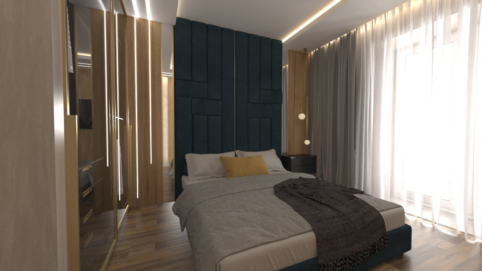 спальня в современном стиле