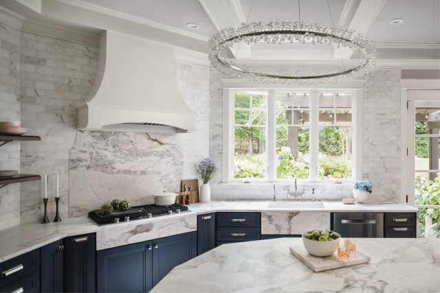 Blue Elegance modern-kitchen