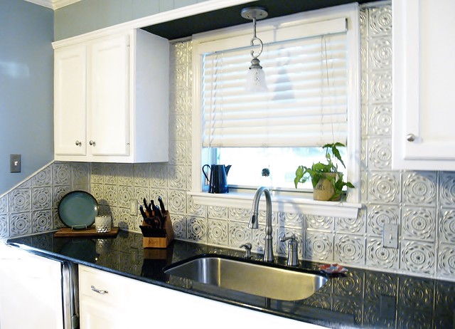 Black and White Kitchen  Contemporary  Kitchen  Tampa  by American Tin Ceilings