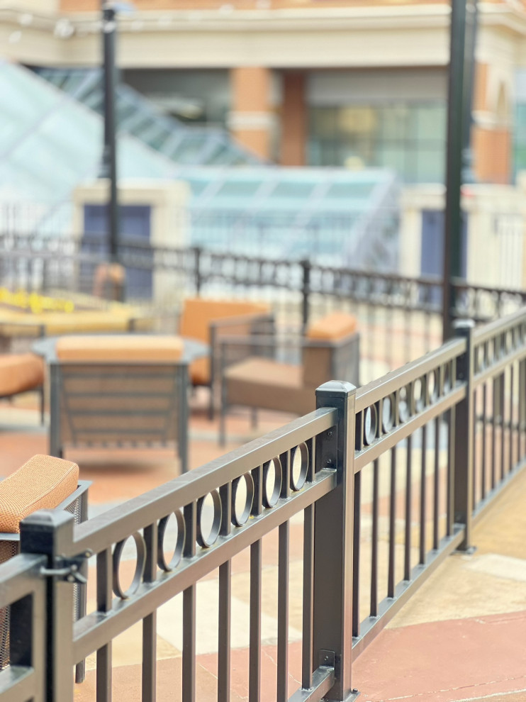 Modern Metal Railings @ Annapolis Restaurant
