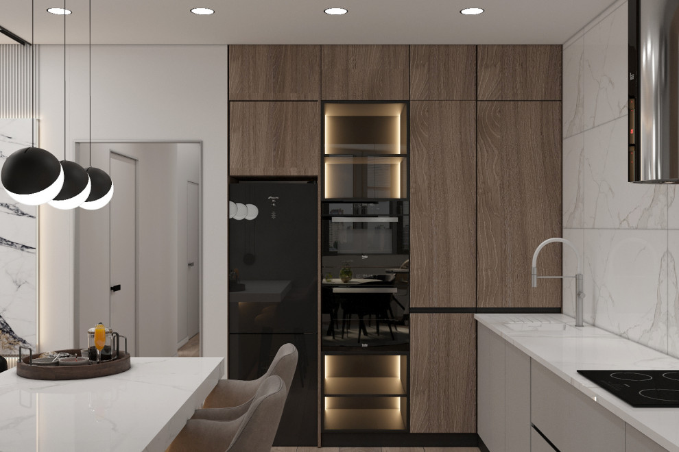 Лаконичный минимализм для молодой семьи