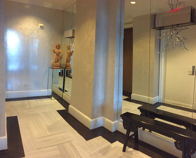 TILE WORK modern-entrance