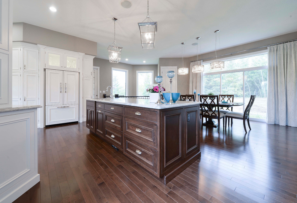 Transitional kitchen photo in Edmonton