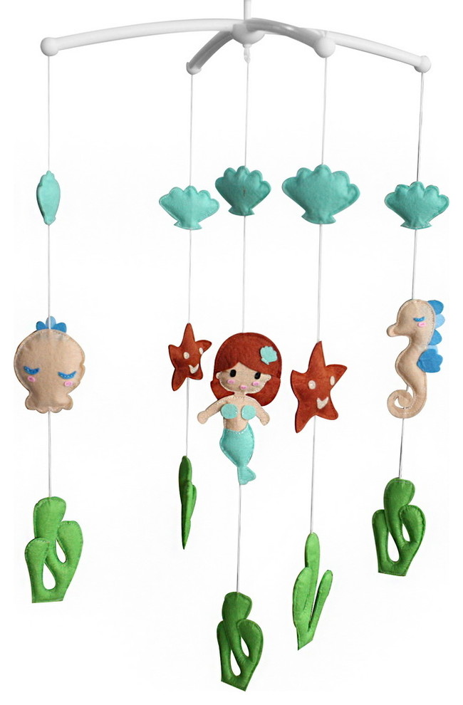 mermaid baby mobile