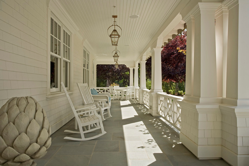 This is an example of a traditional verandah in San Francisco.