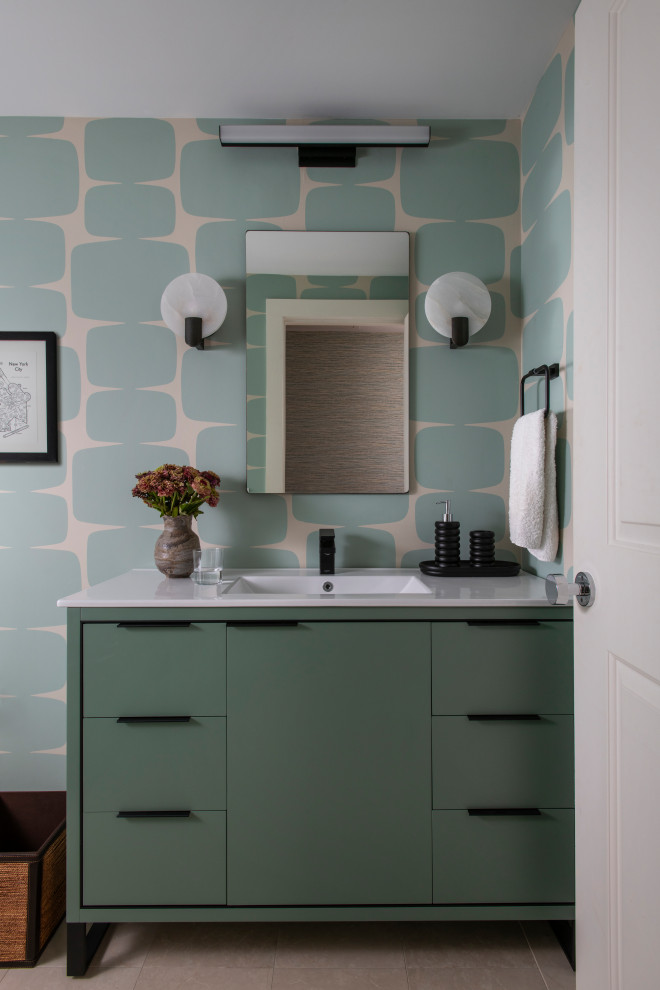 Harbor Haven - Transitional - Powder Room - New York - by Thomas ...