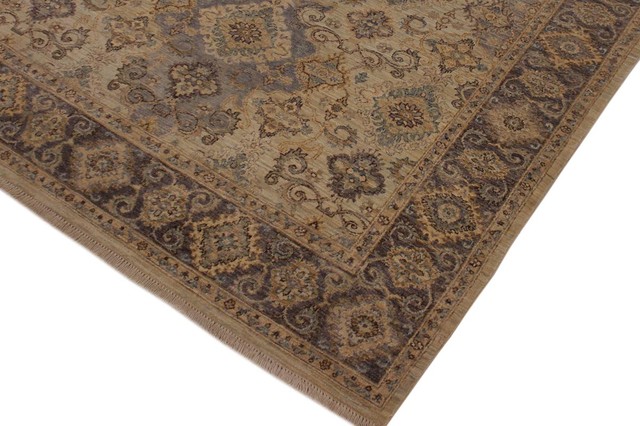 Kafkaz Peshawar Avis Lt Blue Drk Gray Wool Rug 5 6x7 0 Traditional Area Rugs By Bareens Designer Rugs