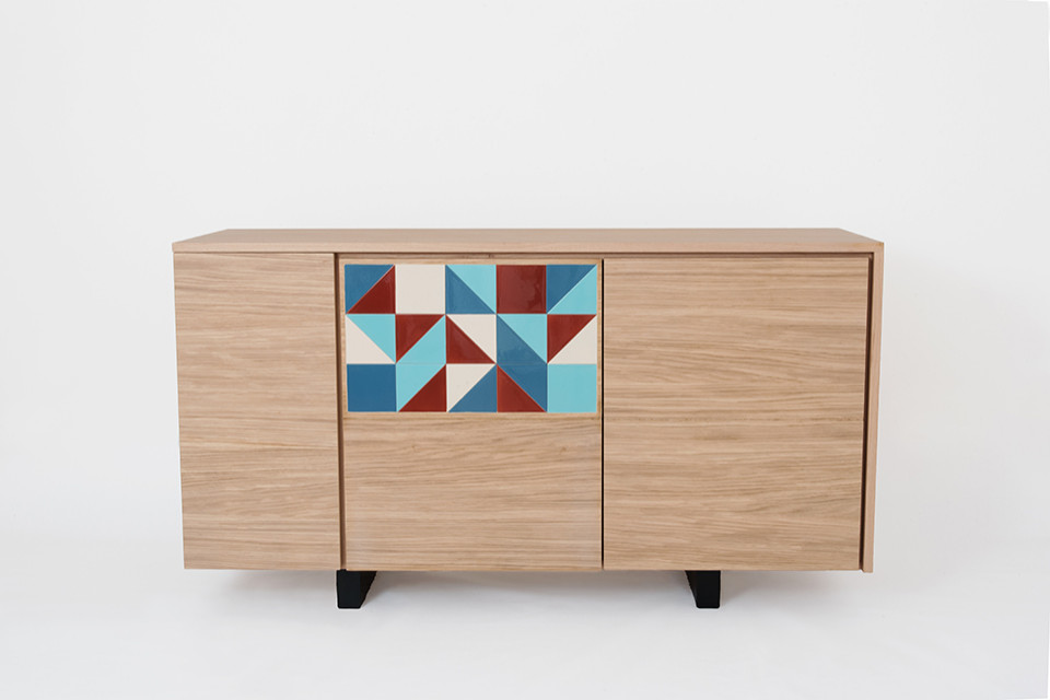 Wood-Tile  modello Cordoba Dimensioni L 140 x H 78 x P48