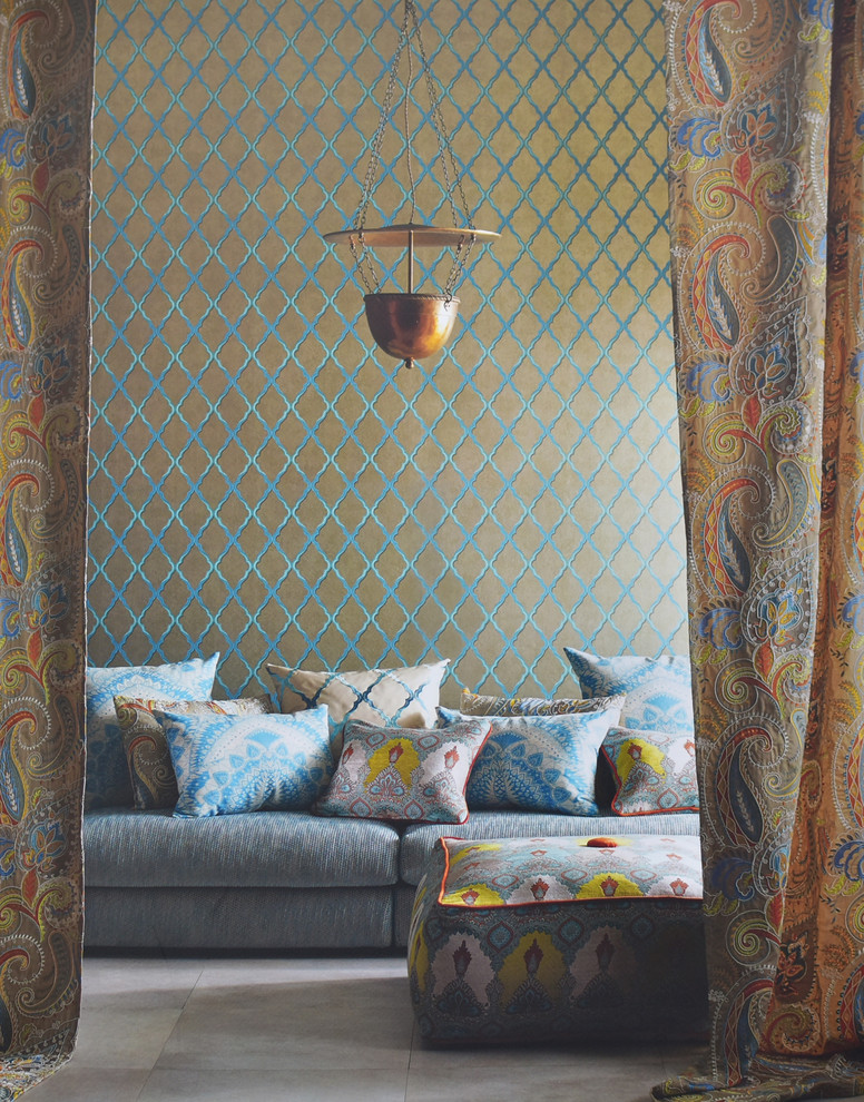 Matthew Williamson/кол-я Durbar,обои с геометрической решеткой