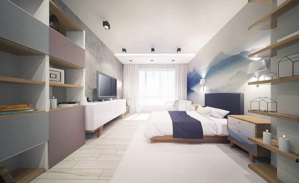 Квартира с камином в ЖК Новая Скандинавия