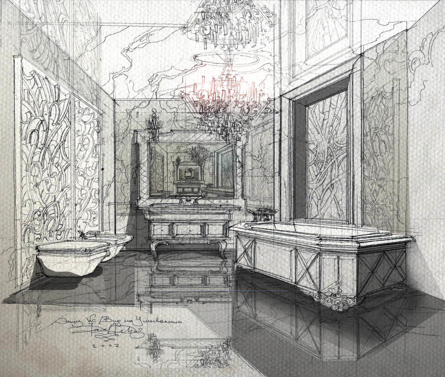 Эскизы - дизайн интерьера