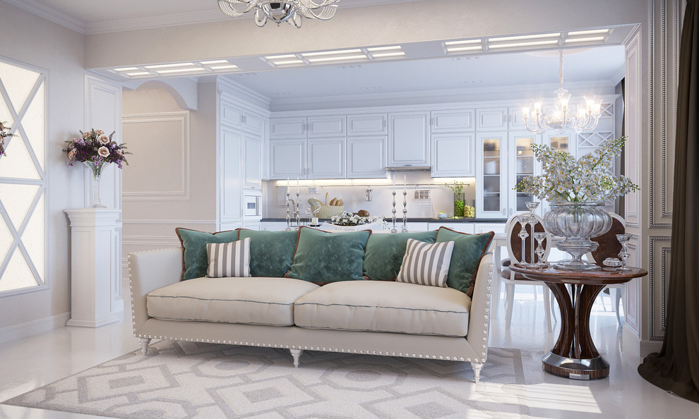 Квартира свободной планировки. Современная классика