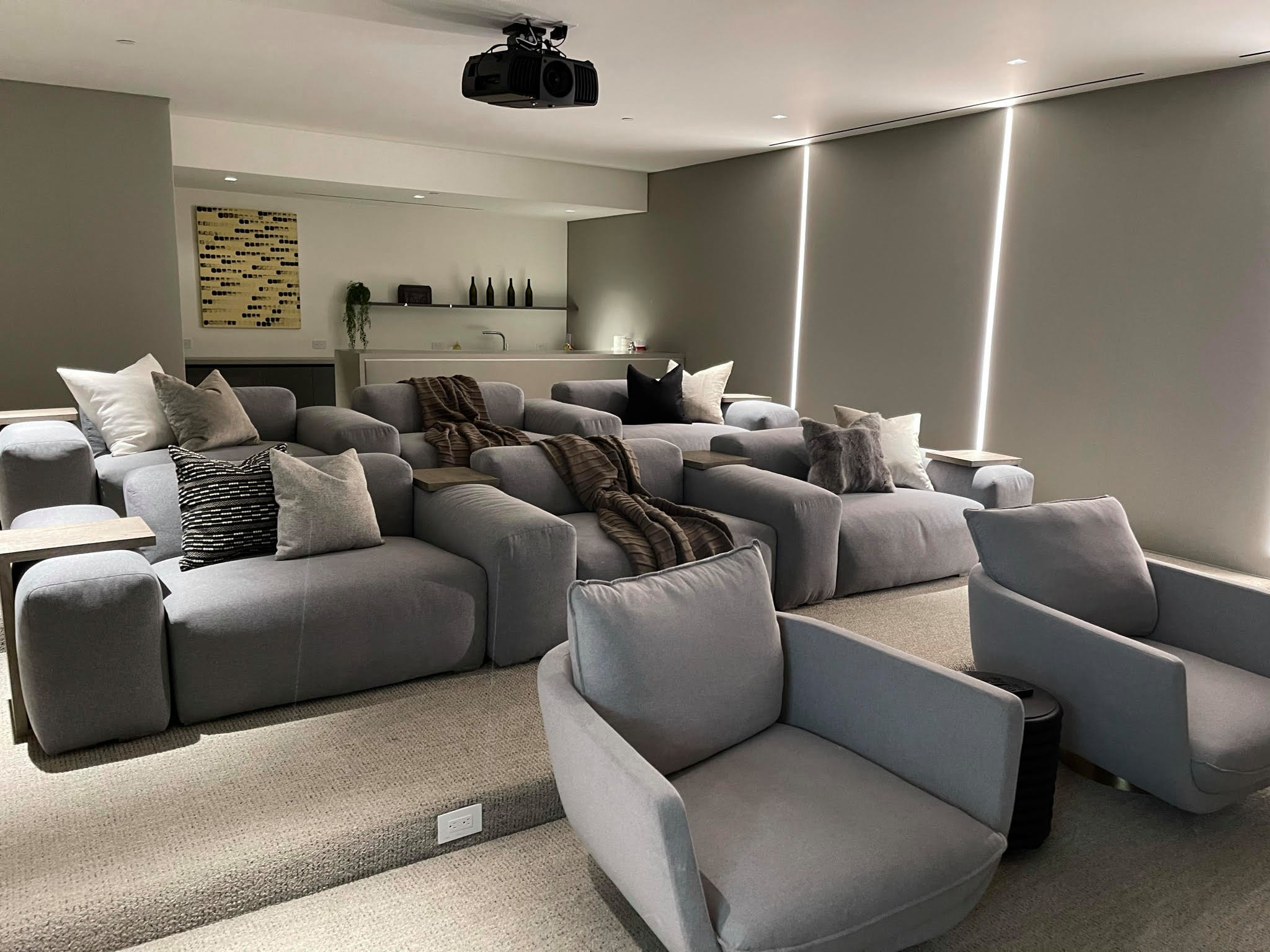 Wall Upholstery / Home Theater - Media Room