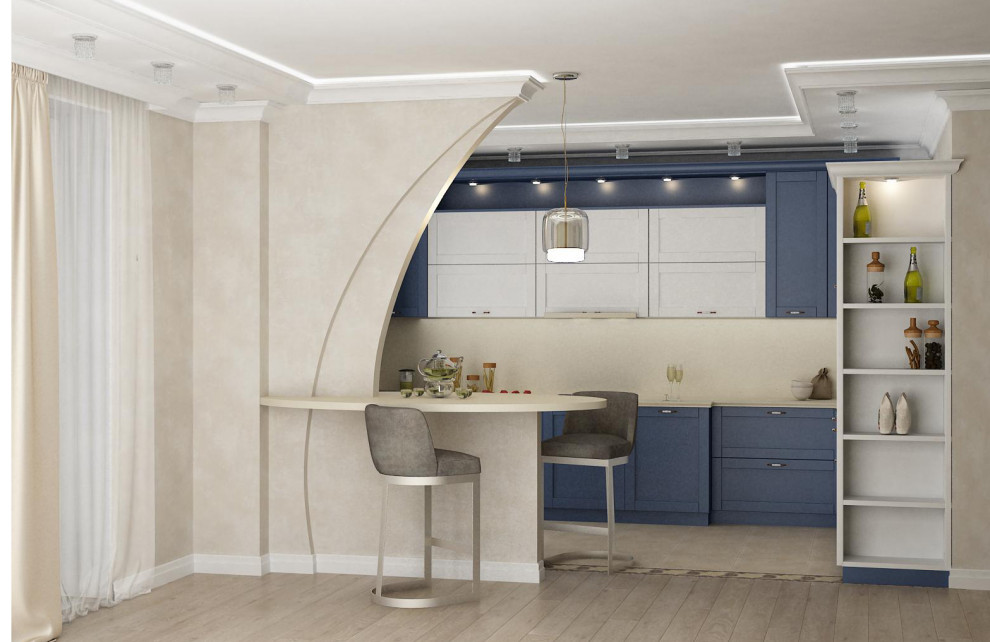 Дизайн интерьера трехкомнатной квартиры