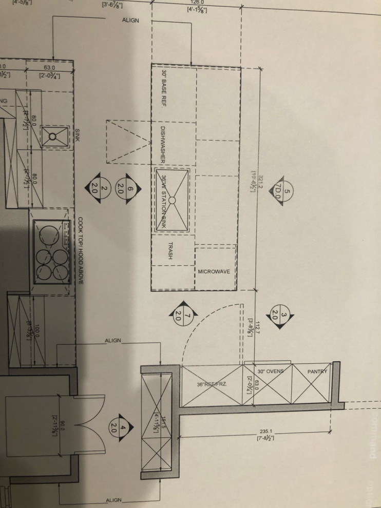 best kitchen aisle width